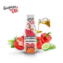 가스파초 앤올레 (차가운 토마토야채스프) 750ml (스페인직수입) 식사대용 1인분 권장량 : 앤올레 130ml + 토핑(채썬사과 + 잘게 썬 삶은달걀 등 취향따라..)