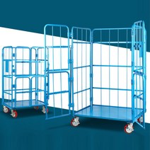 접이식 4문형 롤테이너 인테이너 대형 창고카트 철제카트 상하차, 4문형롤테이너(대형)