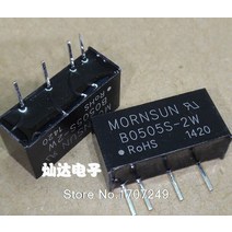 20 개 최신 B0505S 2WR2 Mornsun DC DC 절연 공급 장치 모듈 5 볼트, 한개옵션0