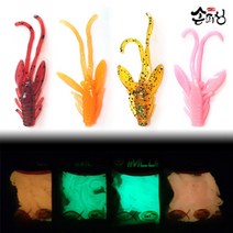 (먹음직한 송어-산천어 웜) 손피싱 호그웜-10개입, 1.워터멜론 골드(10개입)