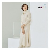 [LBL] 울캐시 블렌디드 집업카라 니트원피스