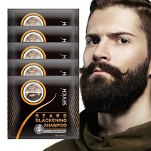 컬러 삼푸 컬러샴푸 레드 블루 염색삼푸 컬러케어샴푸 5pcs 15ml 블랙닝 비어드 샴푸 5분 염료 허브, 5개