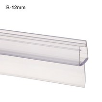 샤워부스물막이 목욕 샤워 스크린 도어 씰 스트립 4 12mm 고무 유리 웨더 휴대용 창 고정 장치 액세서리 가정용, b-12mm