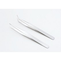 스텐 고무 보호캡 정밀 작업 핀셋 피지핀셋 없애기 짜는도구 광대 족집게 피부개선 블랙헤드 턱 제거 기구, 10개, 커브형