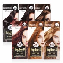 오마샤리프 버블앤비 포밍 헤어컬러 거품 염색약 동성제약, 붉은갈색