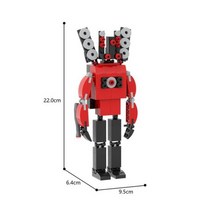 스키비디 화장실용 카메라맨 타이탄 카메라 스피커맨 스피커 벽돌 수트, C9590Y01-189pcs