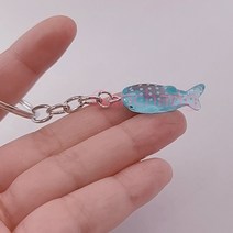 고래 액세서리 키링 귀걸이 목걸이 뱃지 푸른 고래 상어 물고기 열쇠 고리 해양 생물