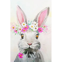 20종 토끼 보석십자수 2023 계묘년 토끼띠 겅간 재물운이 끌어모으는 기원 보석십자수 일러스트 집콕취미 선물용 액자없음 비즈 큐빅 구슬 수제공예 DIY만들기세트 토끼띠 새해선물용, 토끼띠 복 건강 기원보석십자수-02