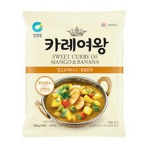 [정원] 청정원 카레여왕 망고&바나나 108g 분말(4인분), 4개
