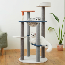 TTOC 모던 인테리어 미니 캣타워, 고양이 캣폴 DIY