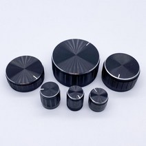 커넥터 부속품 알루미늄 합금 전위차계 손잡이 캡 엔코더 볼륨 컨트롤 오디오 손잡이 일렉트릭 기타 손잡이 6mm 널링 샤프트 구멍 손잡이, 13x13mm(디)