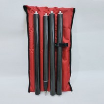 측량 폴 1.8M 길이 GPS 프리즘 탄소 섬유 GNSS RTK 유형 4 pcs 5/8 스레드, 한개옵션0