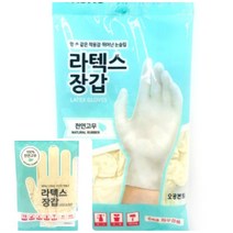 위천일 오공 천연고무 라텍스 장갑 M 6매 3켤레입 조리용장갑 수술용장갑 라텍스고무장갑 흰색고무장갑