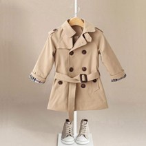 링클프리 키즈 아동 트렌치 코트 초등 바람막이 여아 남아 자켓 점퍼 엄마랑 아빠랑 커플룩