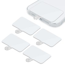 네츄럴파크 스마트폰 통통 태그홀더 5P 손목 스트랩 걸이 줄 행온택, 1. 통통 태그홀더-통통투명 5P, 5개