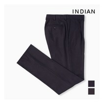 [브루노바피(남성)] [INDIAN] 챠콜그레이 미세 잔프린트 져지 본딩 팬츠_MITDLU
