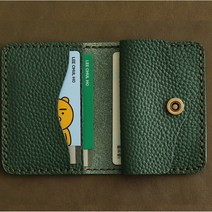 핸드메이드 천연가죽 동전수납 카드지갑