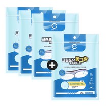 3+1 도톰한 살균 원형 물걸레청소포 다기종 15cm 80매, 없음