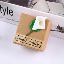 마티화 꽃 선물 상자 반지 케이스 포장 종이 골판지 귀걸이 목걸이 발찌 팔찌 악세사리 미니 고급상자 다용도 액세서리 파우치 기념일 축하 기프트 무지 선물백 답례품 컬러박스 캐이스