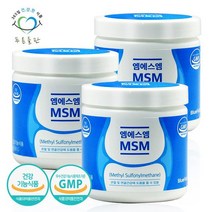 푸른들판 미국산 엠에스엠 MSM 100 분말 가루 160gx3통, 없음