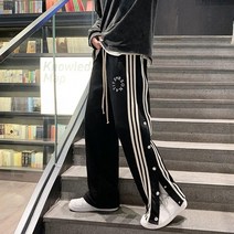 송민호 최우식 오버핏 트레이닝복 바지 빈티지 코듀로이 조거팬츠, XL, 블랙(D07)