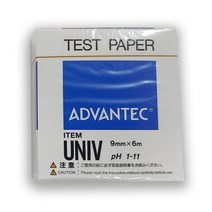 일본 ADVANTEC pH시험지(롤타입)/pH 1-11/9mmx6m