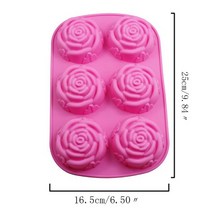 빵틀 베이킹틀 마들렌틀 머핀틀 제빵도구 타르트팬 6꽃 실리콘 케이크 금형 수제 DIY 빵 월병 도구, 03 03