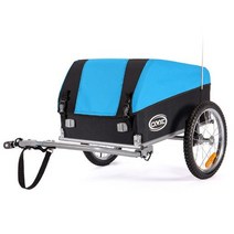 자전거트레일러 전기자전거 바이크 트레일러 다용도 자전거 웨건 캠핑 짐수레 소형 짐바구니 자전거여행, B.블루, 1개