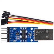 온도센서 모듈CH340G 직렬 포트 디버거 모듈 프로 미니 릴리패드 프로그램 다운로드 버너 USB-TTL, 한개옵션0