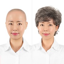 자연스러운 흰머리 믹스 가발 흰머리가발 할머니가발 항암가발 백발가발 중년가발 노인가발 엄마가발, EG1002, 내츄럴블랙