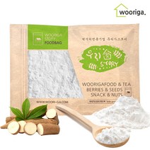100% 타피오카 전분 1kg 분말 가루, 1봉