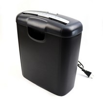 문서 세단기 파쇄기 분쇄기 재단기 a6 a4 electric office paper shredder machine office 자동 종이 미니 가정용 종이 사무실 접는 기계, L, 검은 색