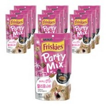 퓨리나 프리스키 파티믹스 고양이 간식 닭, 캘리포니아, 60g, 15개