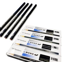 [조한스토어] 톰보우 모노J 연필 필기용 제도용 미술용, 1개, 2B_1자루