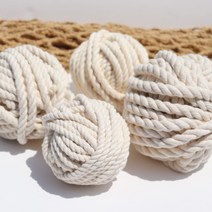 대구실사랑 면로프 6 8 10 11 12mm - 10M고양이 스크래쳐 마크라메재료 실, 면10mm(400합)-9M