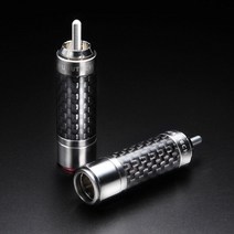 Furutech CF 102R 주력 카본 로듐 도금 RCA 로터스 헤드 무납땜 자동 잠금 단자 소켓 플러그, 03 16 pieces
