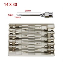 동물 가축 소 연속 주사기 1 pcs 0.1ml-5ml 연속 백신 주입 가금류 조정 닭, 14x30, 1ml(0.1-1ml)