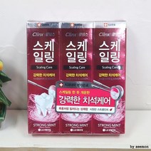 집에서스케일링 치석제거 치석제거제 클링스 스케일링 스트롱민트 3개