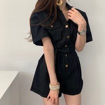 골프 점프수트 연습장복장 연습복 여성 골프복 20대 40대 여성 웨어 빅사이즈 반바지 8