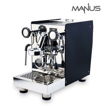 SUMMER SALE~엘로치오 마누스V2 반자동 커피머신 에스프레소머신_블랙(물통형)+사은품(탬퍼 탬핑매트)_국내제작, 마누스V2 커피머신_블랙(물통형)+사은품