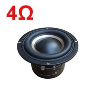 홈시어터스피커 TV사운드바 티비스피커 서브 우퍼 스피커 100W 4 인치 베이스 4Ohm 레이어 음성 코일 자동, 01 4Ohm Circular