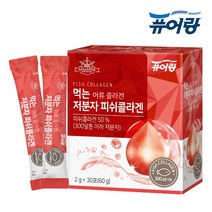 퓨어랑 먹는 저분자 피쉬콜라겐, 30포, 60g, 1개, 2g
