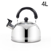 티포트 약탕기 휘파람 주전자 스테인레스 스틸 차 휘슬 물병 가스 인덕션 쿠커용 2.5L, 06 4L