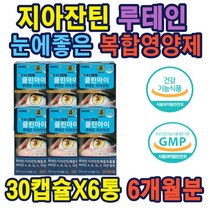 루테인 지아잔틴 1일1캡슐 500MG 40대 50대 눈건강 루테인지아잔틴눈건강 LUTEIN 눈관리 아이케어 식품 루테인지아잔틴복합추출물 노화 피로 영양부족 눈건강