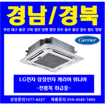 캐리어 CTV-Q1102FX 천장형 냉난방기 에어컨 냉온풍기 경남 경북 대구 구미 30평