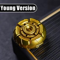 피젯스피너 고급 메탈 스피너 Stock Original GoBiggeR Pillbug Fidget Spread Zirconium Polished EDC Bee, 05 Alloy god 130g