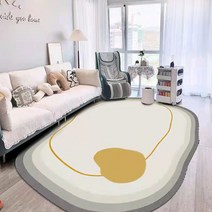 템팜 먼지없는 거실 디자인 인테리어 러그 (200CMX140CM) 심플 아이방 주문제작