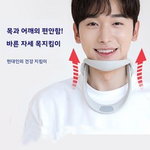 Roomxyd 거북목 교정기 자세교정 목교정 스트레칭 목지킴이 넥키퍼 일자목 라운드숄더 어깨 척추, 업그레이드버전