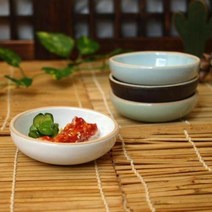 소야 아름 오목종지(간장종지) 1P 간장종지 도자기그릇 핸드메이드그릇 여주도자기 그릇홈세트, 블루, 블루
