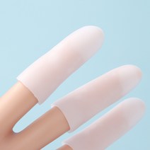 엠케이유통 5p 손가락 보호 실리콘 커버 (96190) 핑거 코트 링 고무 골무 손톱 장갑 골프 밴드 슬리브, 1개